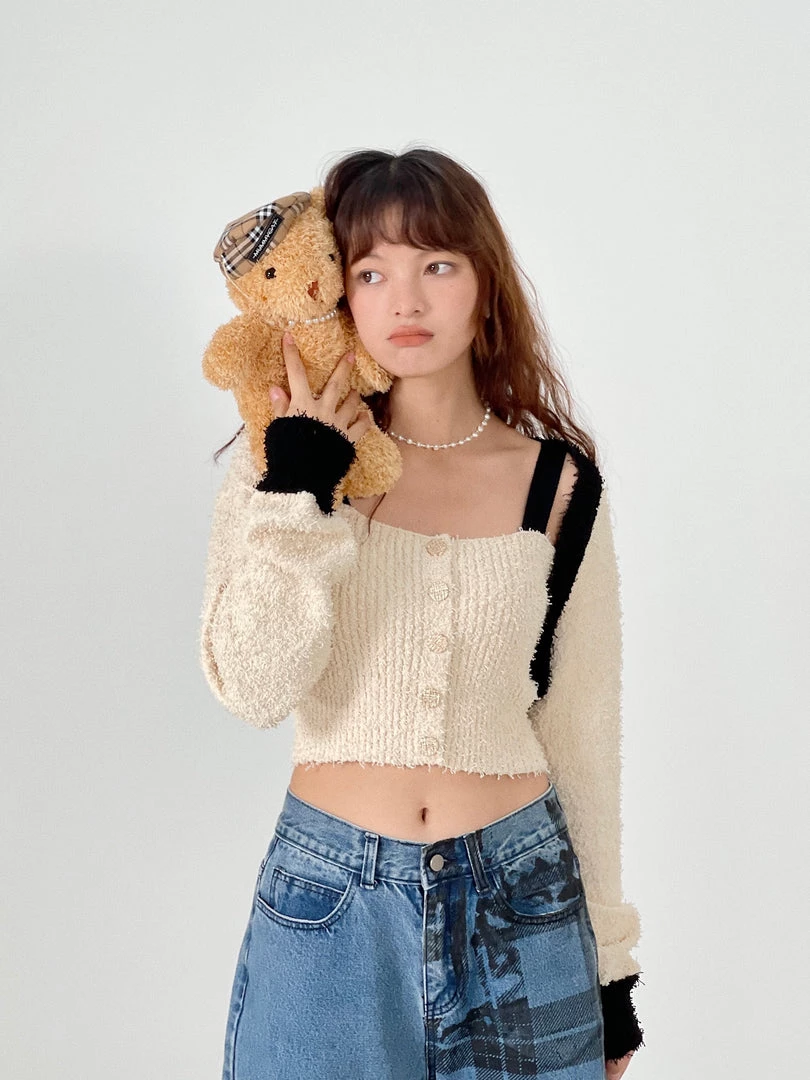 Mummy Cat New Arrivals Paris Autumn Walk Soft Cardigan Set 2 Mummy Cat New Arrivals Paris Autumn Walk Soft Cardigan Set