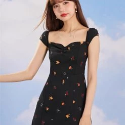 Fruity Fruity Floral Midi Dress (Brand Mummy Cat)