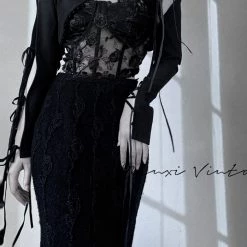 MANXI VINTAGE [Handmade] The Dark Rose Corset Summer 2022