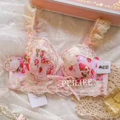 Miss KIKI [Product Photo] Strawberry Garden Bra Set