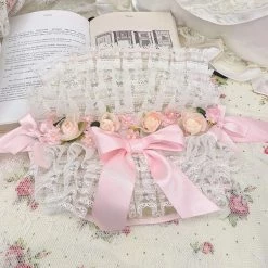 Peiliee Shop [Handmade] Rose Dream Hairband Hat New Arrivals