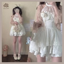 My Favorite 2022 Lost In Rose Land Romantic Mini Dress