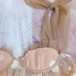 La Mia Eta New Arrivals [Couture] The Beige Rose Corset