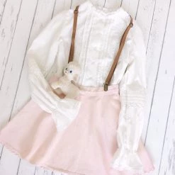 Peiliee Shop Girls’ Feelings Are Always Poetic Cotton Shirt Summer 2022