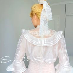 Sweet Piknis [Premium Selected] My Golden Days Vintage Antique Edwardian Soft Pink Dress Set