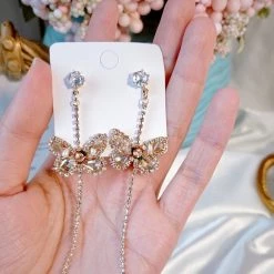 Peiliee Shop Butterfly Crystal Dream Earring