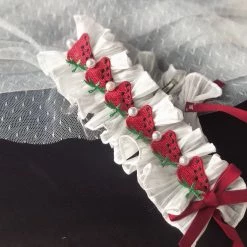 Peiliee Shop New Arrivals Handmade Strawberry Lolita Fashion Hairband