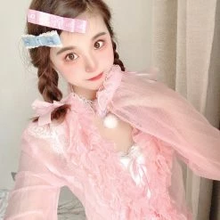 Summer Joy New Arrivals [Mid Season Sale ] Flower Dance Thin Chiffon Summer Shirt Cardigan (Designer SJ)