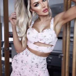 Parision New Arrivals [From Sweden] Floral Heaven Mini Dress Set