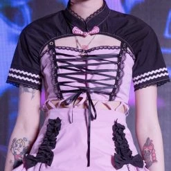 Evil Tooth New Arrivals Cyber Punk Evil Idol Dress Set