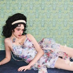 [Unosa] The Blossom Garden Bodycon Mini Dress New Arrivals