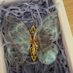 Peiliee Shop [Handmade] The Golden Butterfly Hairpin New Arrivals