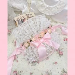 Peiliee Shop [Handmade] Rose Dream Hairband Hat New Arrivals