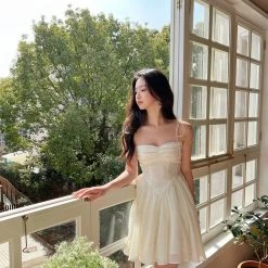 Mummy Cat [Sweden Warehouse] Silky Moonlight Mini Dress