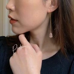 Peiliee Shop New Arrivals Wulu Lucky Gem Stone 14k Earring