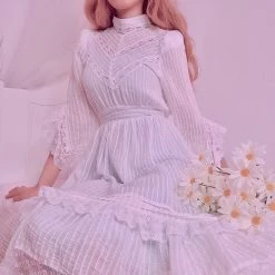 Sweet Piknis [Last Chance] Lady Nova Angelic Dream Vintage Lace Dress New Arrivals