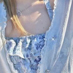 [Arilf] Mermaid Fairy Doll Floral Top Vest