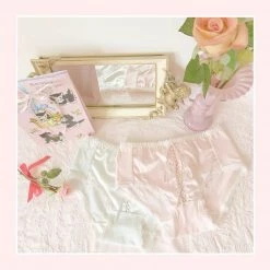 Japanese Lingeire BabyDoll Ribbon Satin Pantie New Arrivals