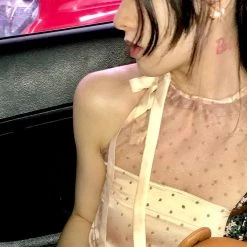 Peiliee Shop X Arilf [Sweden Warehouse] Bambi Poka Mini Dress