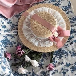 Peiliee Shop The Blooming Versailles Rose Garden Straw Hat