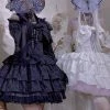 2K Lolita Fashion Last Chance [Pre-order] The Twins Gothic Lolita Fashion Dress Corset Set