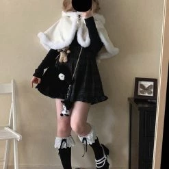 Sleep Doll [Pre-order] Snow Angel Dress Set With Cape Summer 2022