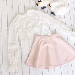 Peiliee Shop Girls’ Feelings Are Always Poetic Cotton Shirt Summer 2022