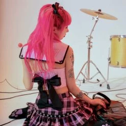 Summer 2022 [Evil Tooth] Not Your Sweetheart Mini Skirt