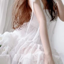 Vita Studio Pure Romance Chiffon Mini Dress