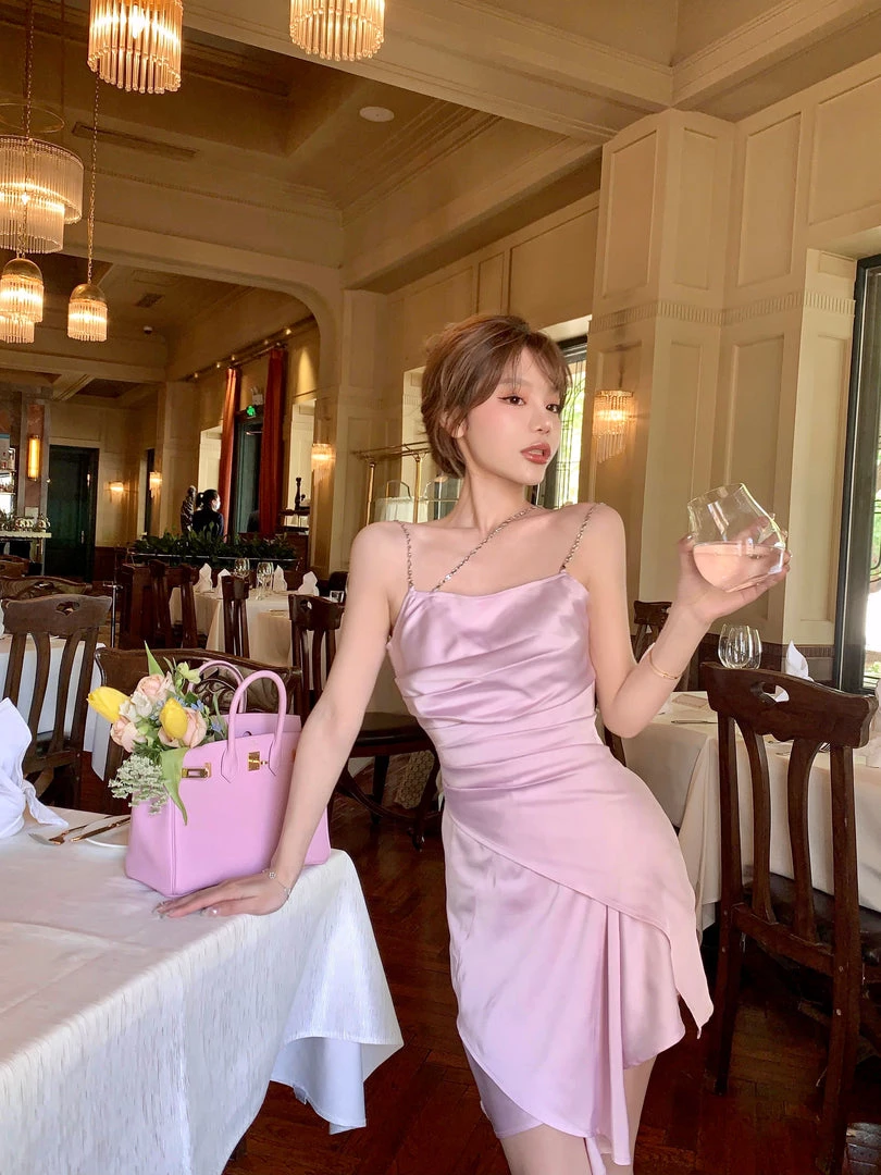 Chic Memories New Arrivals Lilac Aroma Satin Mini Dress 1 Chic Memories New Arrivals Lilac Aroma Satin Mini Dress