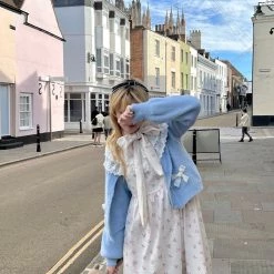 New Arrivals [Arilf] Baby Blue Doll Cardigan