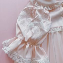 First Love Babydoll Satin Shirt Le Flacon