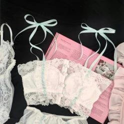 Japanese Lingeire Cottage Floral Dream Bralette Set