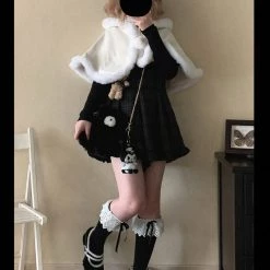 Sleep Doll [Pre-order] Snow Angel Dress Set With Cape Summer 2022