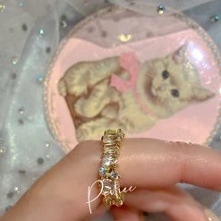 Peiliee Shop Angel Dream Crystal Memory Ring