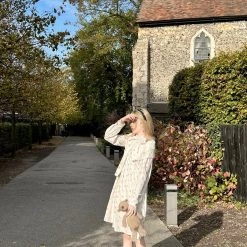 [Arilf] Winter In Paris Garden Floral Dress New Arrivals