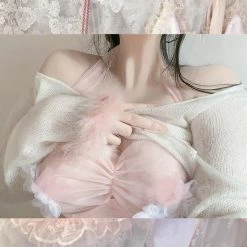 Japanese Lingeire [Basic] Flower Fairy Bralette Set New Arrivals
