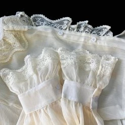 Basic Fashion Summer 2022 [Basic] Over The Cloud Lace Shirt Set