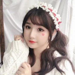 Peiliee Shop New Arrivals Handmade Strawberry Lolita Fashion Hairband