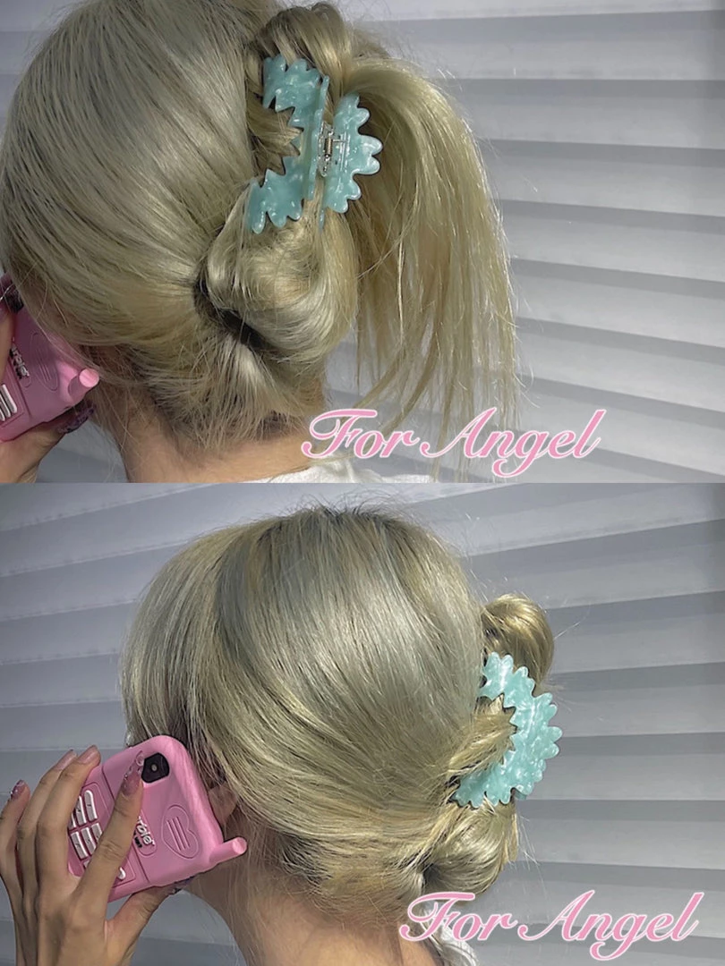 Basic Fashion Summer 2022 For Angels - Minty Angel Hair Claw 2 Basic Fashion Summer 2022 For Angels - Minty Angel Hair Claw