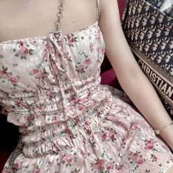 Arilf Y2K Floral Mini Dress Set