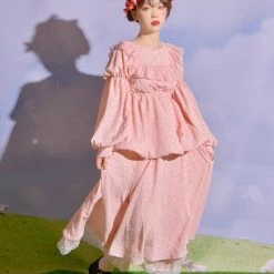 SEC-FLY The Peachy Fairy Floral Dress New Arrivals