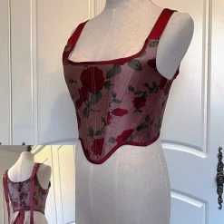 Ricchie Rose Corset Handmade