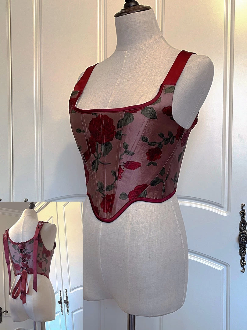 Ricchie Rose Corset Handmade 1 Ricchie Rose Corset Handmade