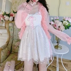 Summer Joy New Arrivals [Mid Season Sale ] Flower Dance Thin Chiffon Summer Shirt Cardigan (Designer SJ)