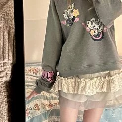 [Arilf] Lace Creamy Skirt New Arrivals