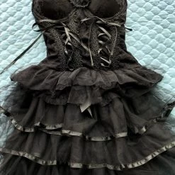 Peiliee Shop [Basic] Rosen Season Corset Dress Set New Arrivals