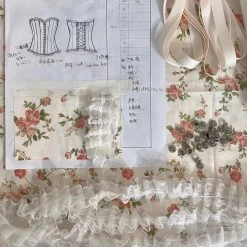 Peiliee Shop New Arrivals [Premium Selected] Rose Yard Corset