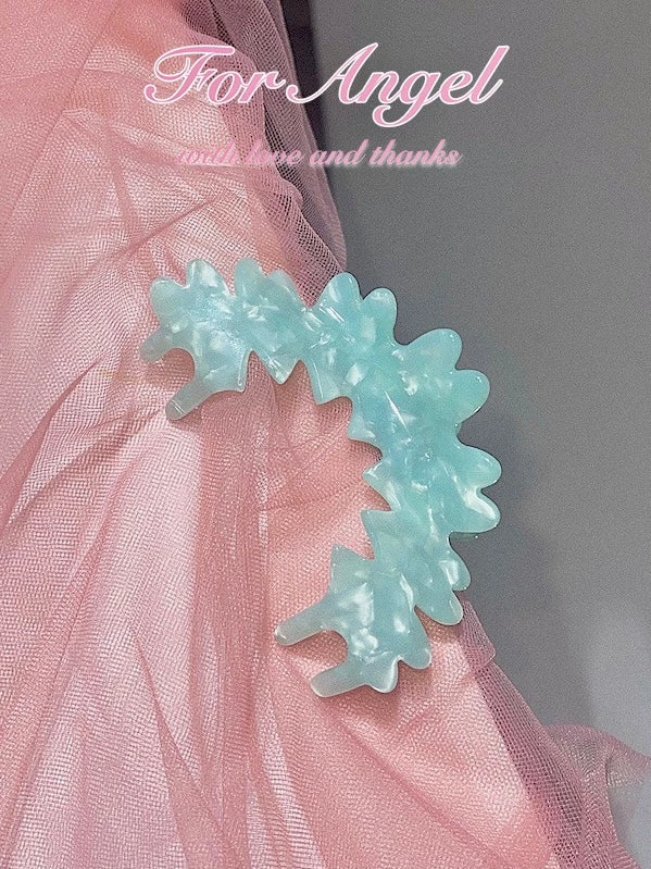 Basic Fashion Summer 2022 For Angels - Minty Angel Hair Claw 1 Basic Fashion Summer 2022 For Angels - Minty Angel Hair Claw