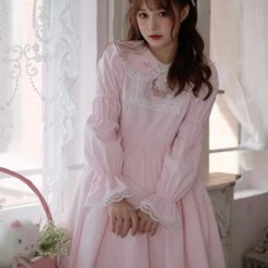 Milk Tooth Kitty In My Basket Babydoll Dress